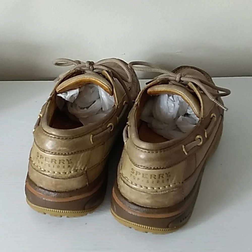 Mens Sperry lace up boat deck shoes 10M